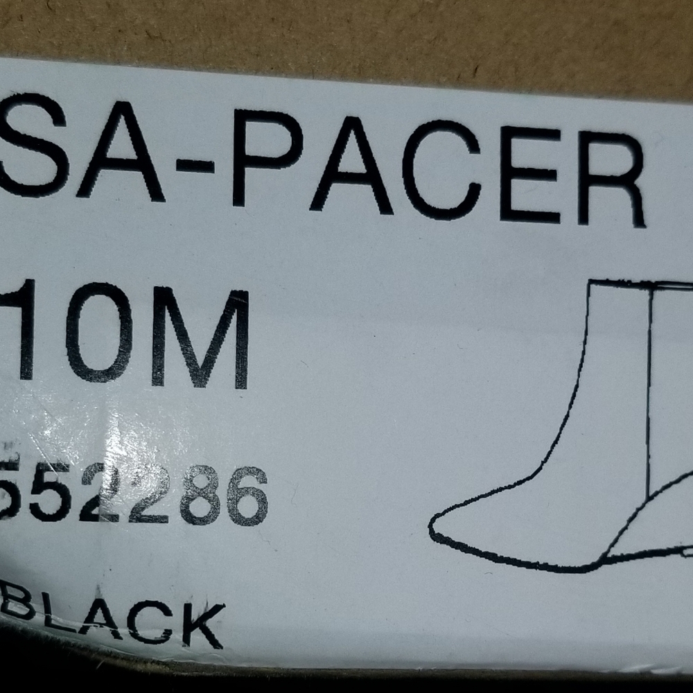 SANCTUARY Women's Pacer Pointed Toe Wedge Booties. Size 10. Color Black. - Picture 10 of 12